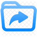 Folder Symlink Digital Symbol