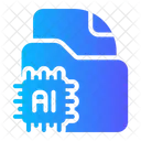Folder Artificial Intelligence Storage Icon