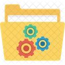Folder Gear Options Icon