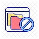Access Folder Denied Icon