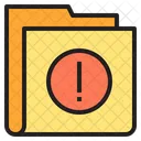 Alert Caution Folder Icon
