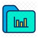Folder Analytics Data Icon