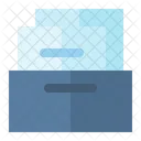 Folder And Files Storage Box Icon