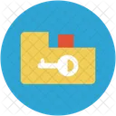 Folder And Key Icon