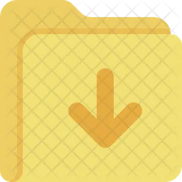 Folder arrow down  Icon