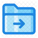Folder Arrow Right  Icon