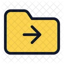 Folder Arrow Right  Icon