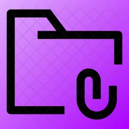 Folder Attachment  Icon