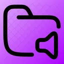 Folder Audio Icon