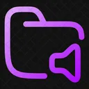 Folder Audio Icon