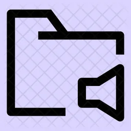 Folder Audio  Icon