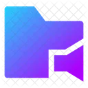 Folder Audio Icon