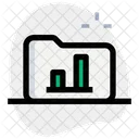 Folder Bar Chart Bar Chart Analytics Icon