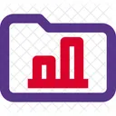 Folder Bar Chart Bar Chart Analytics Icon