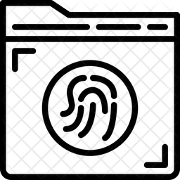 폴더 생체인식  아이콘