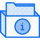 Folder Box Information  Icon