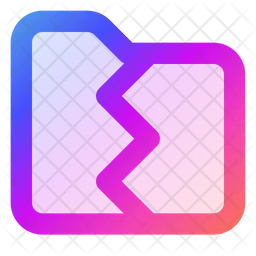 Folder Broken  Icon