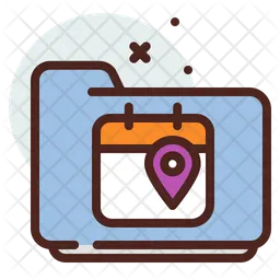 Folder Calendar  Icon