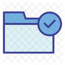 Folder Chacklist Folder Storage Icon