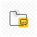Folder Chat Information Page Icon