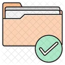 Folder Check  Icon