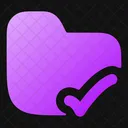 Folder Check Icon