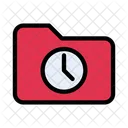 Folder Clock  Icon