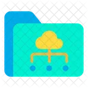 Folder Cloud  Icon