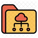 Folder Cloud  Icon