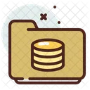 Folder Coins Icon