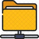 Folder Connection Folder Network Icon