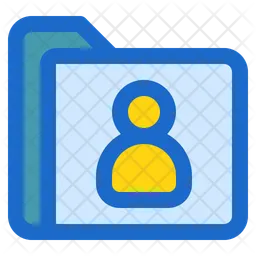 Folder contact  Icon