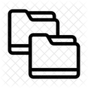 Folder Copy Copy Data Storage Icon