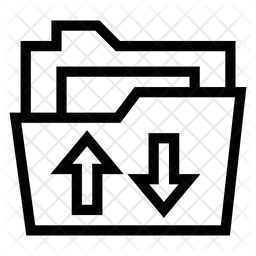 Folder Data Transfer  Icon