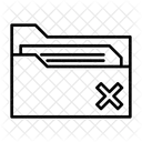 Folder Delete Remove Delete Delete Document Icon