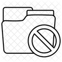 Folder denied access  Icon