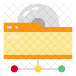 Folder Disk  Icon
