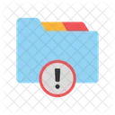 Folder Document Warning Folder Error Document Error Icon