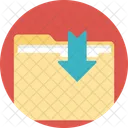 Folder Download Data Icon
