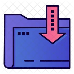 Folder Download  Icon