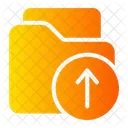 Office Material Up Arrow Upload Icon