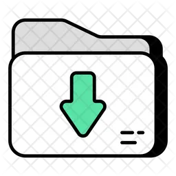 Folder Download  Icon