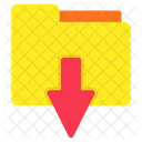Folder Download Document Doc Icon