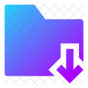 Folder Download Icon