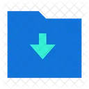 Folder Downoad Folder File Icon