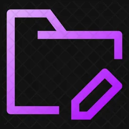 Folder Edit  Icon