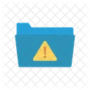 Warning Alert Folder Icon