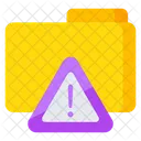 Folder Error Folder Alert Folder Warning Icon