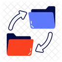 Folder Exchange Folder Folder Transfer Icon