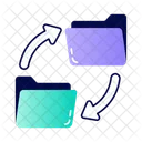 Folder Exchange Folder Folder Transfer Icon